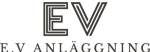 E.V Anläggning AB logotyp