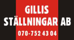 Gillis Ställningar KB logotyp