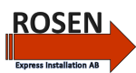 Rosen Express Installation AB logotyp