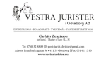 Vestra Jurister i Göteborg AB logotyp